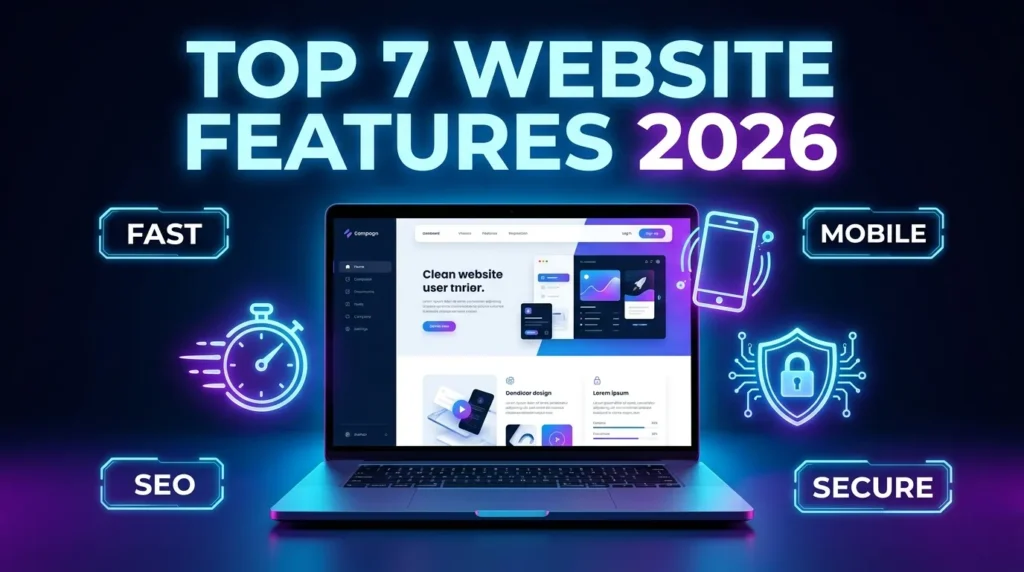 Top 7 Things Every Website Must Have in 2026
